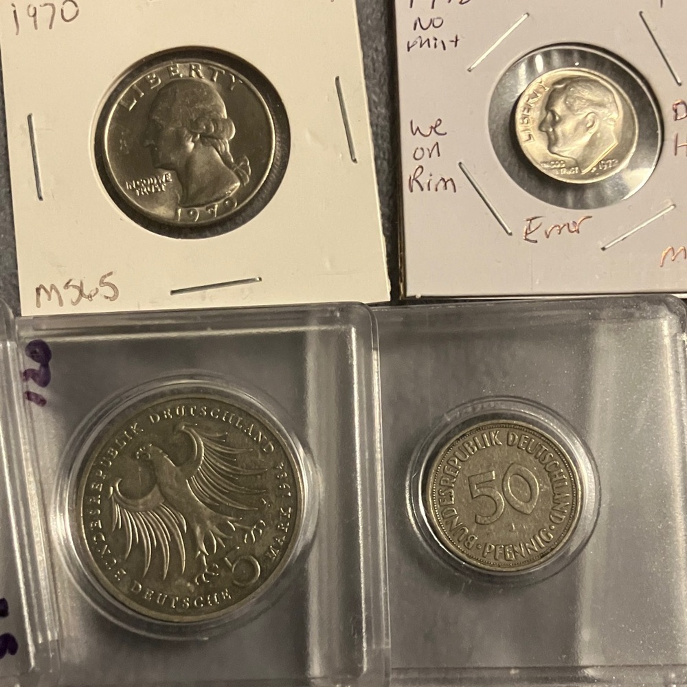 Assorted Coin Collection with Case - Picture 6 of 9